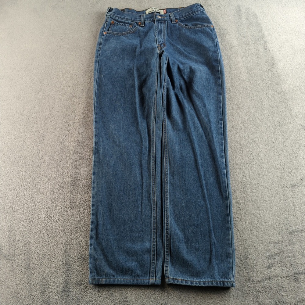 Vintage Levis Jeans 36 (Fits 34x31) Blue Faded Slim Straight Denim‎ Y2K
